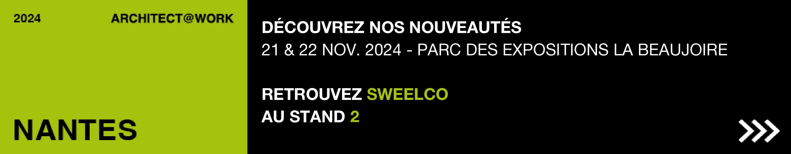 Invitation au Salon Architect@work Nantes